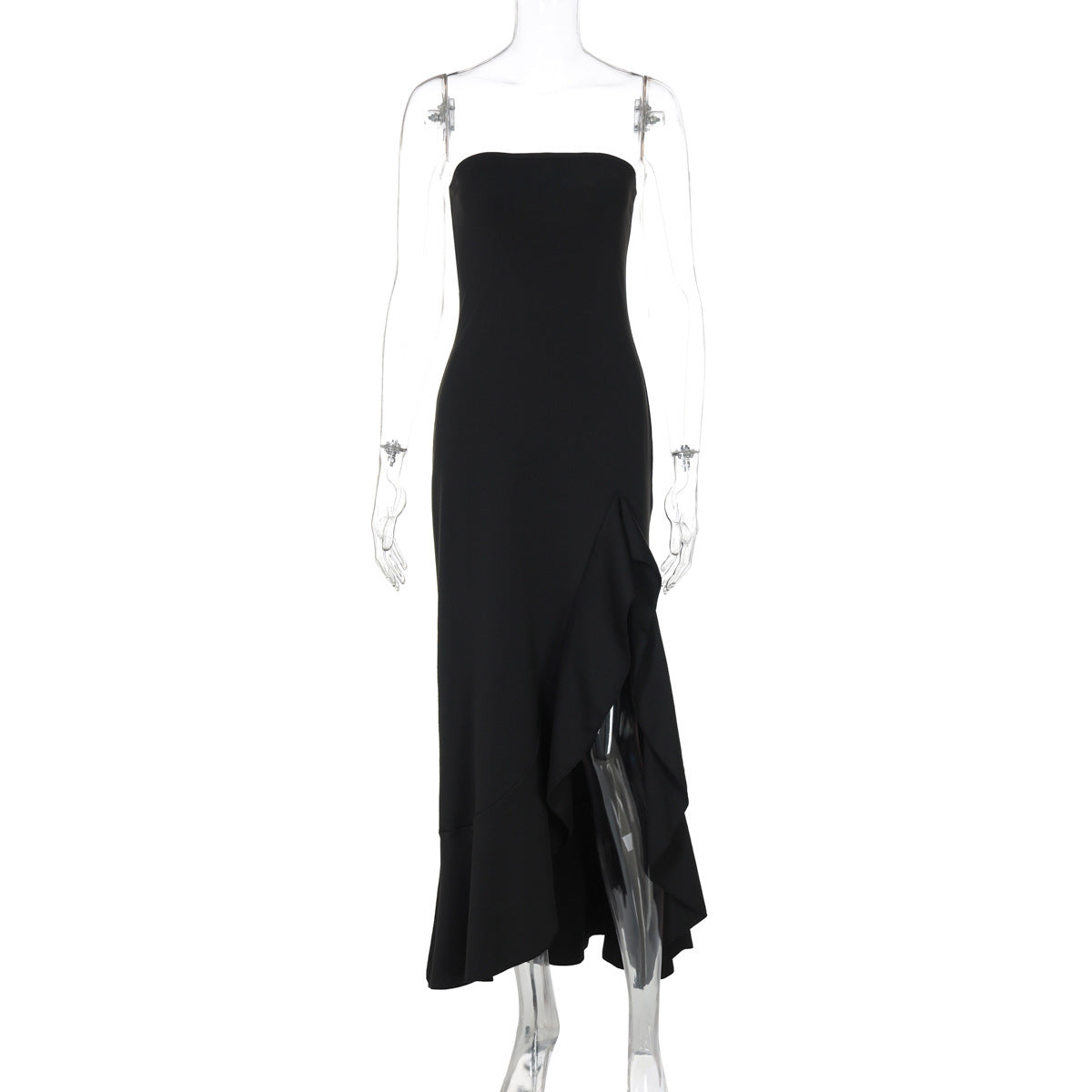 Sexy Split Maxi Tube Dress