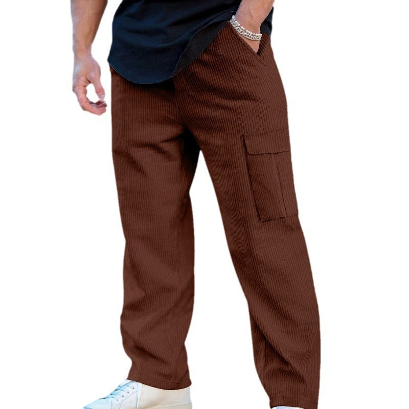 Men's Versatile Loose-fitting Wide-leg Trousers