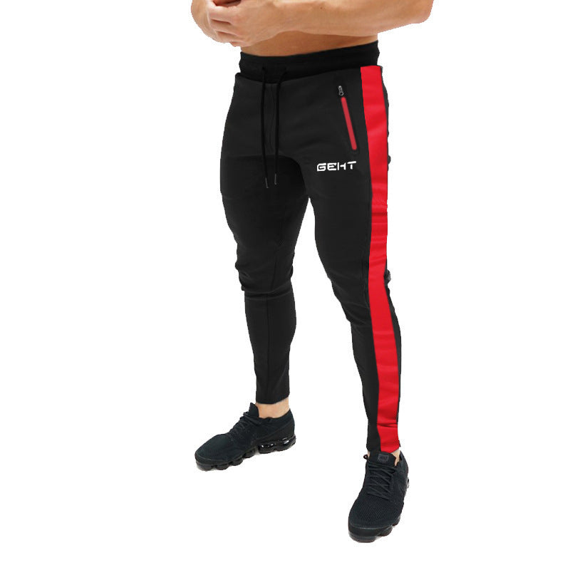 Men's Sports and leisure light board slim fitness pants