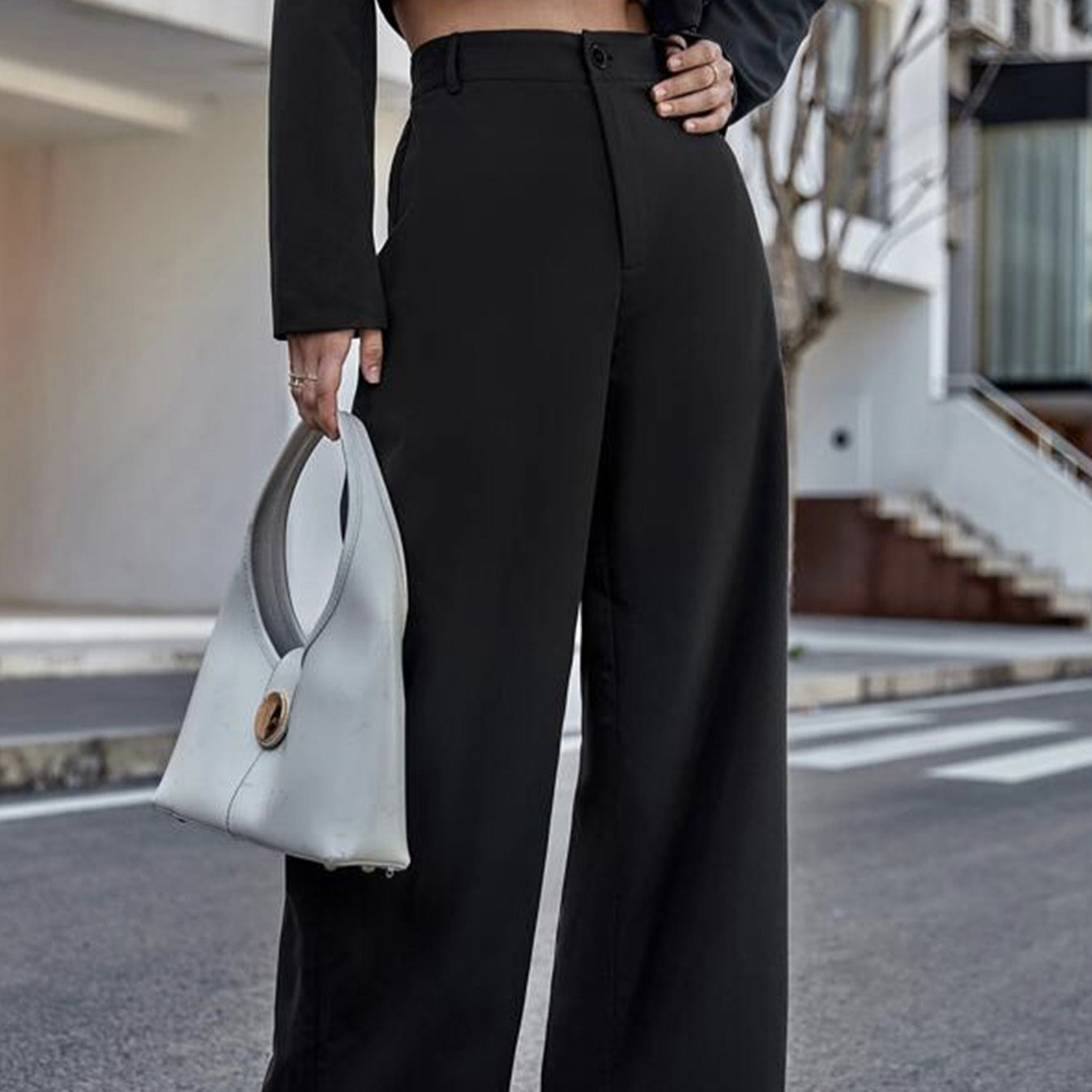 High Waisted Wide Leg Pants
