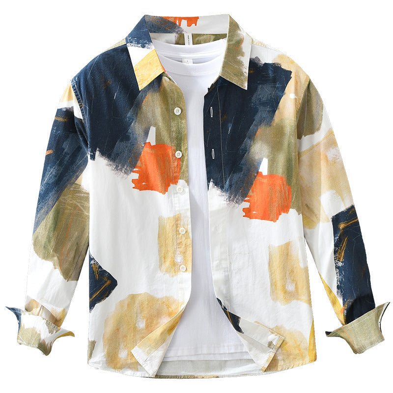 Fashionable All-matching Artistic Loose Shirt