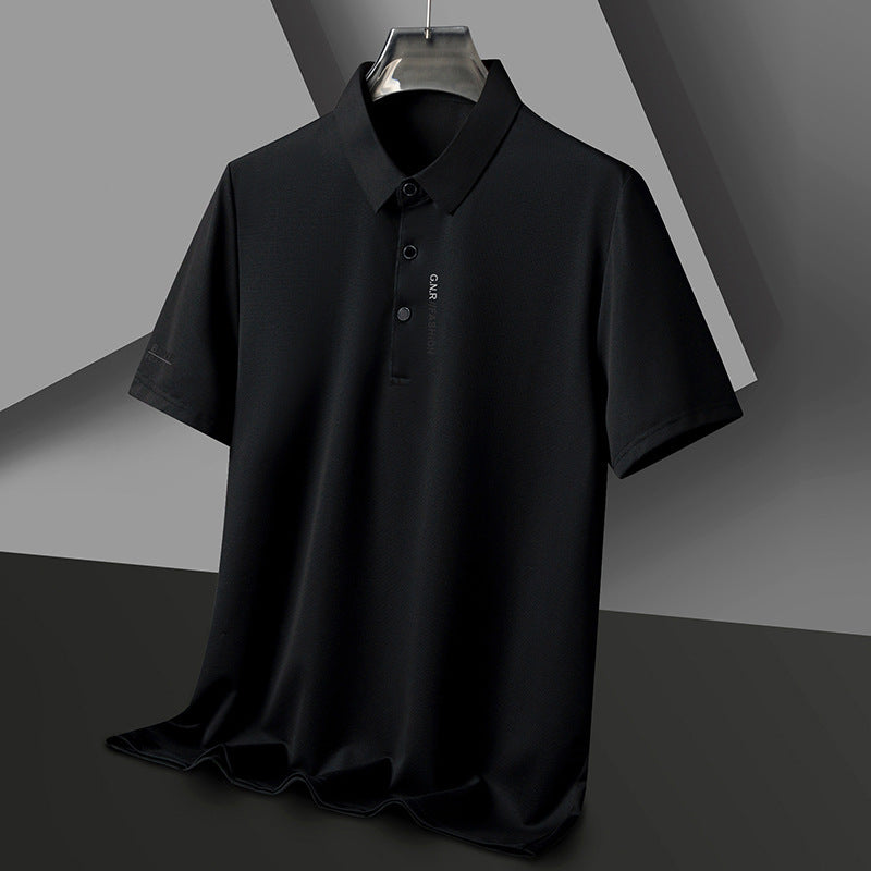 Waffle Short Sleeve Polo T-Shirt