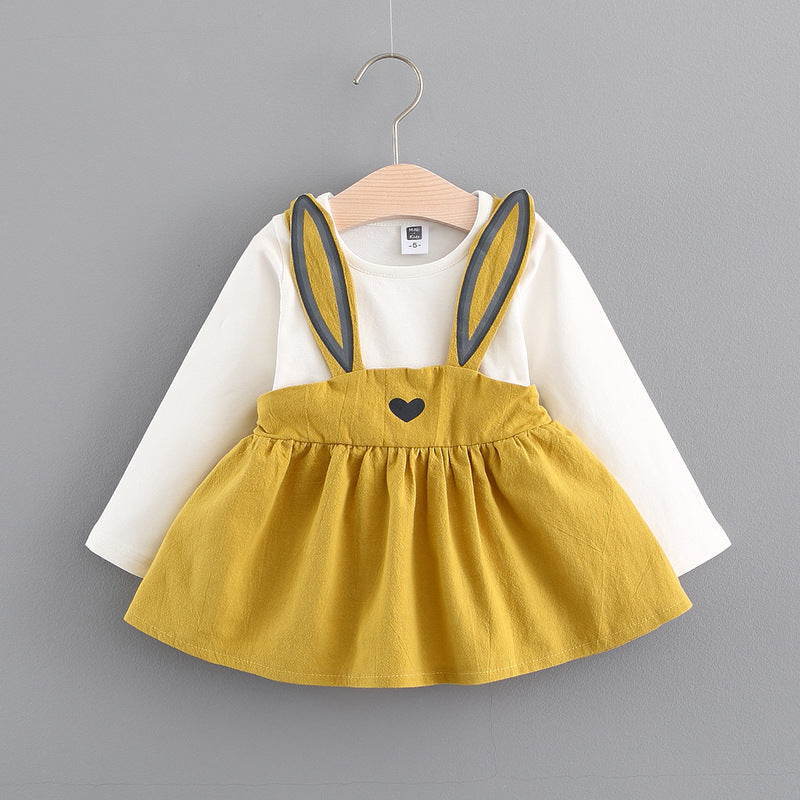 children's clothing, girls cute rabbit dress