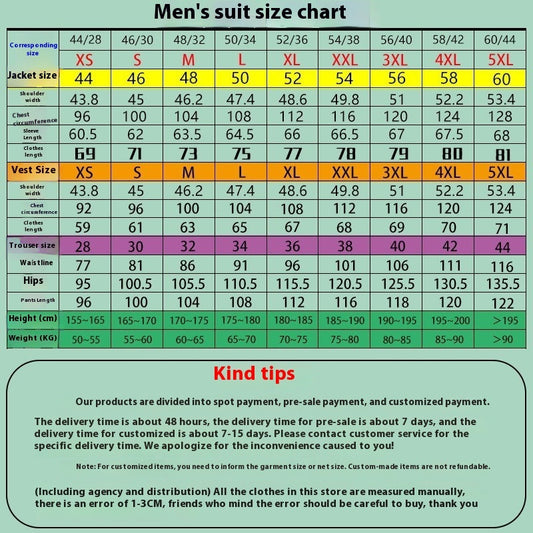 Men's Three-piece Suit