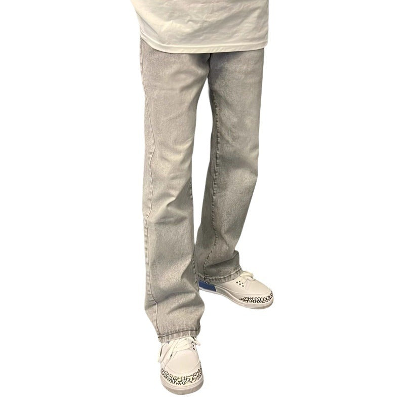 Male Straight-leg Denim Jeans
