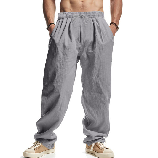 Linen Hip Hop Wide Legs Trousers