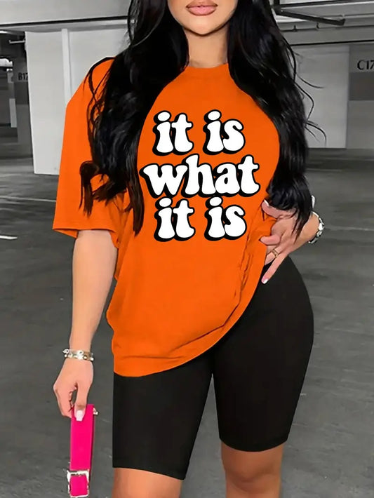 Beautiful Drop Shoulder Ladie's T-Shirt