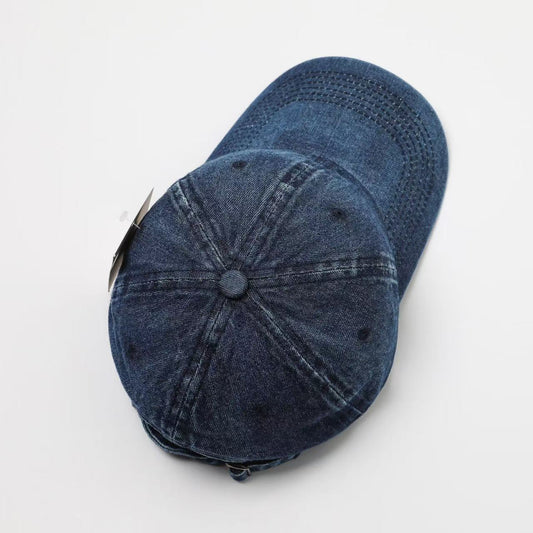 Denim Cap Men Wide-brimmed Sunhat