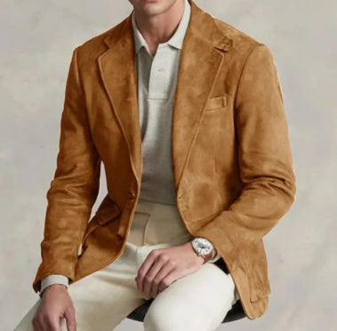 Commute Leisure Double Button Suit Jacket