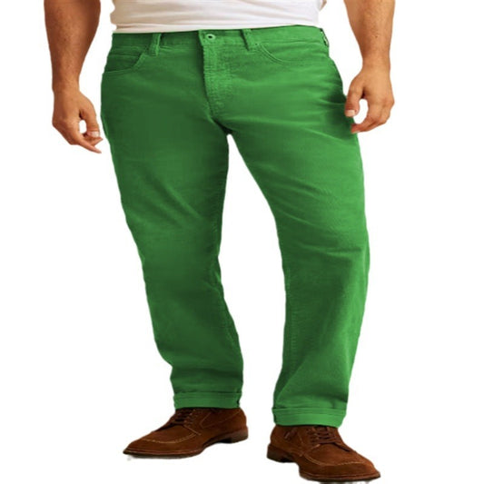 Corduroy Straight Trousers