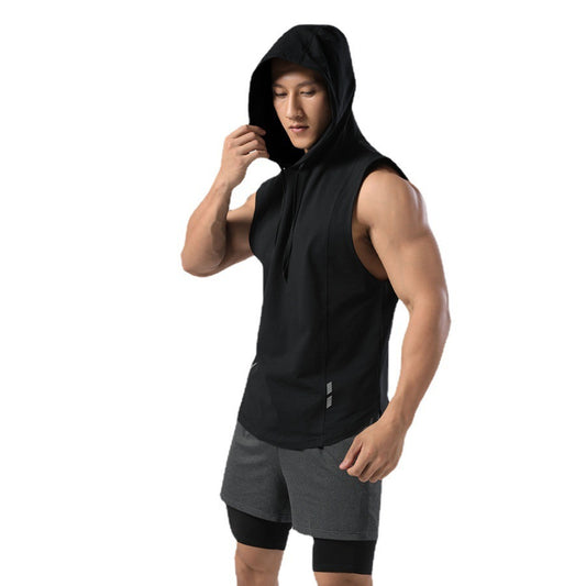 Hooded Sleeveless T-shirt Men's