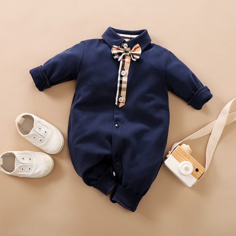Gentleman's Baby Clothes, Long-sleeved Romper