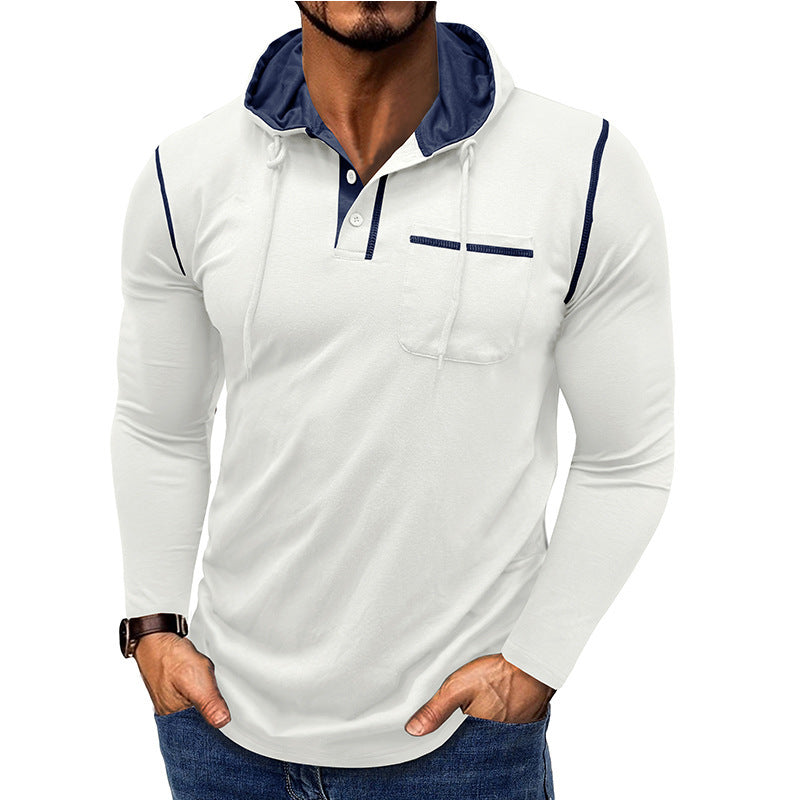 Men's Long-sleeved Hooded