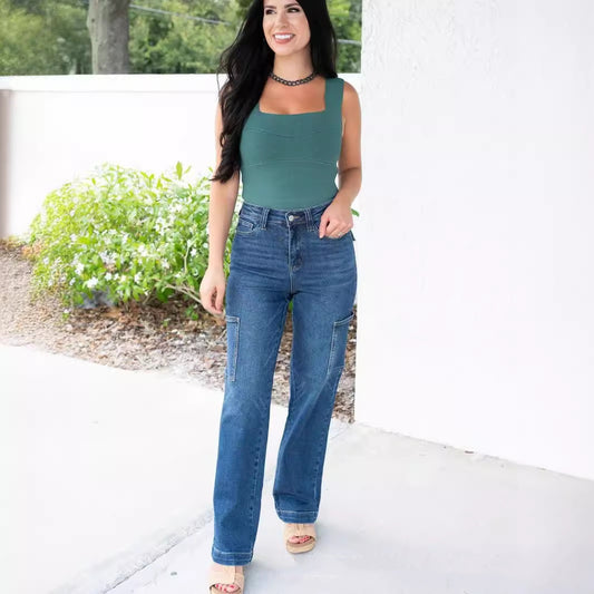 Workwear Wide Leg Jeans