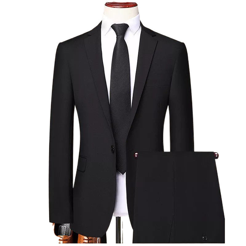 Three-piece Set Men's Korean Style Slim Fit Suit