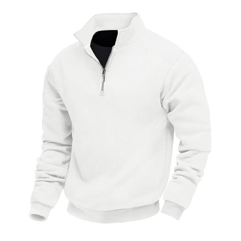 Lapel Zipper Men's Loose-fitting Sweatshirts