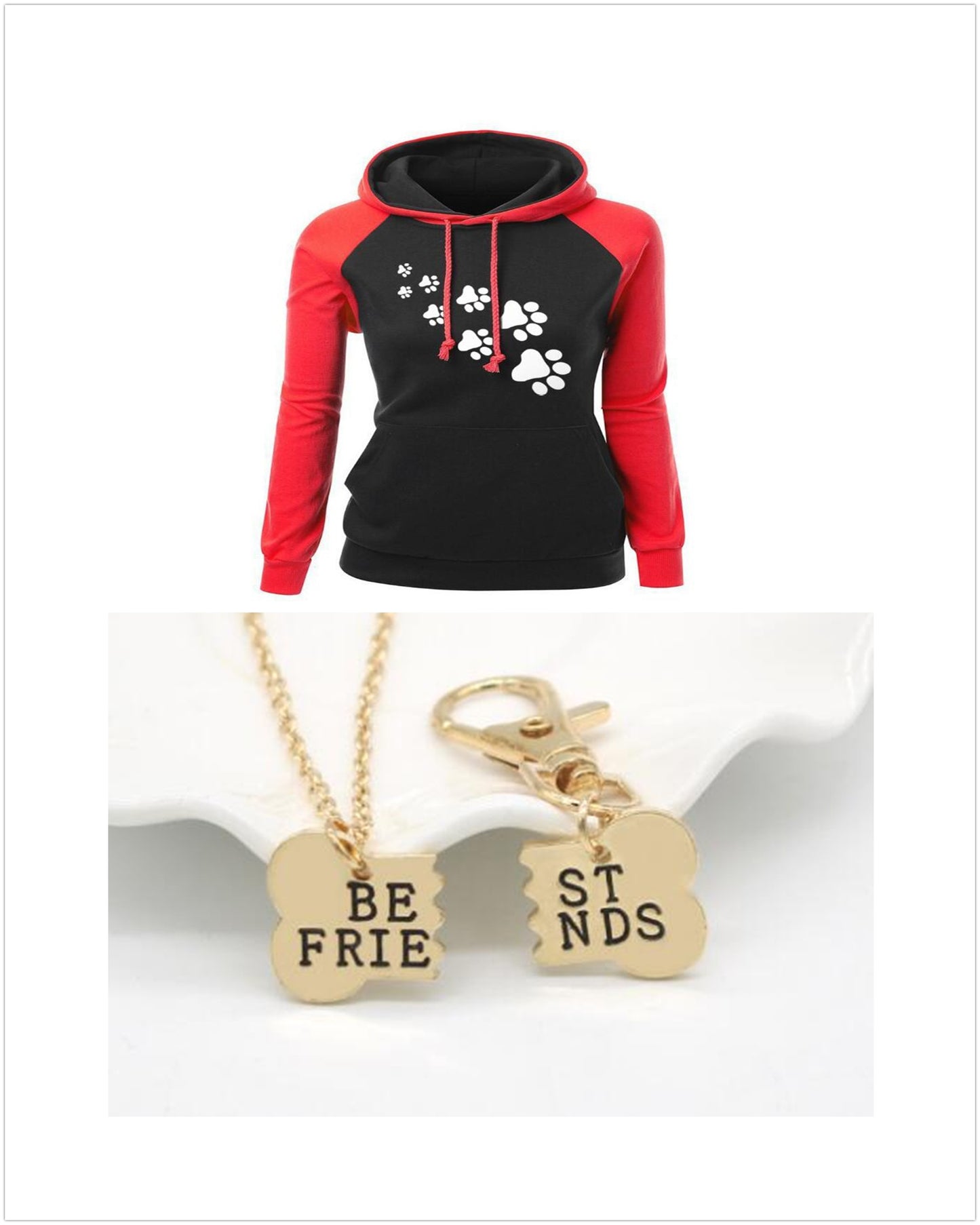 Doggie Paw Comfy hooded Jacket