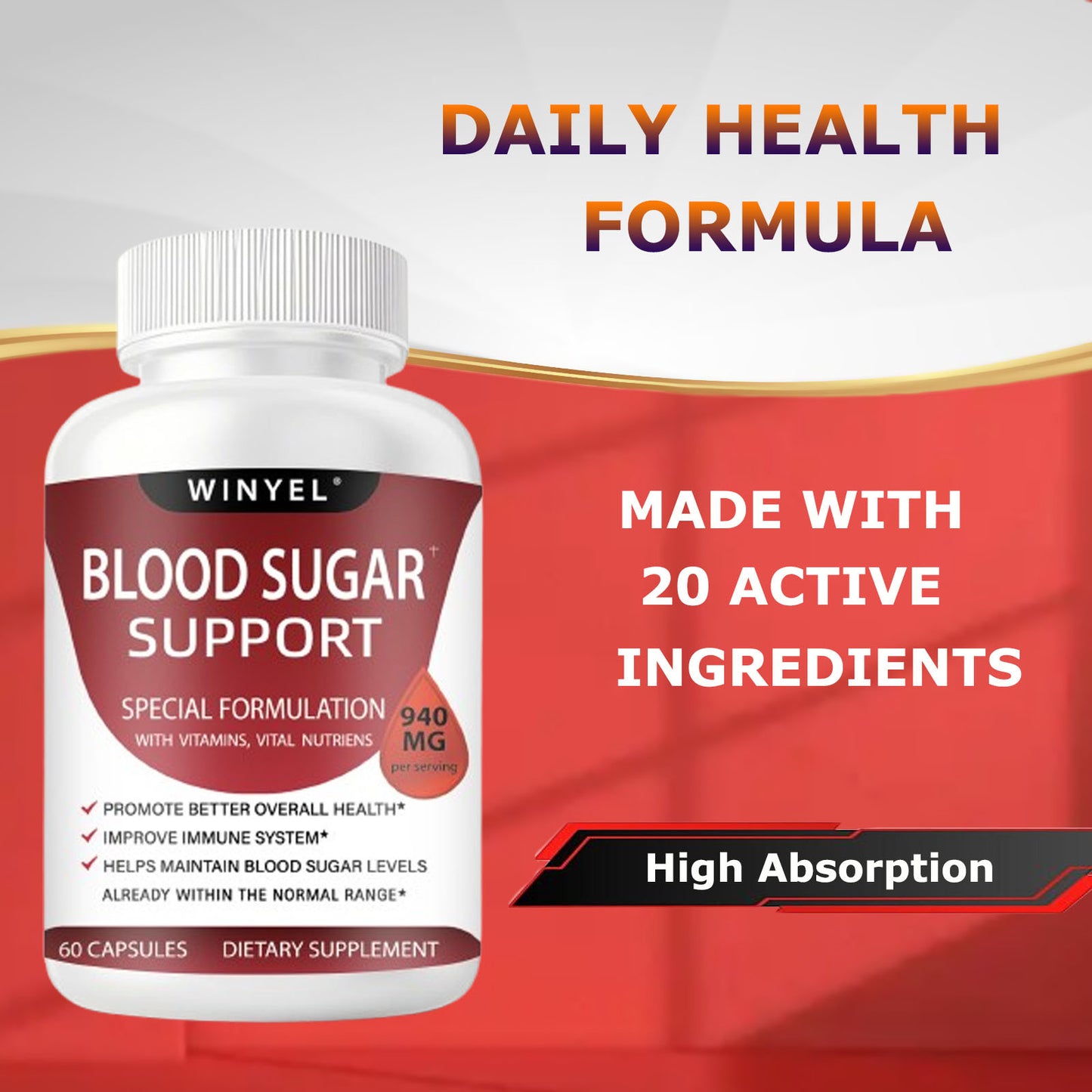 WINYEL Blood Sugar Premium Supplement