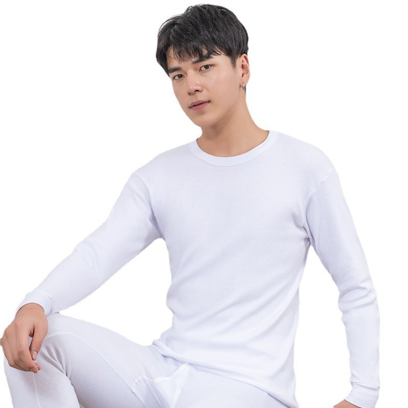 Men's Pure Cotton Thermal Underwear Suit