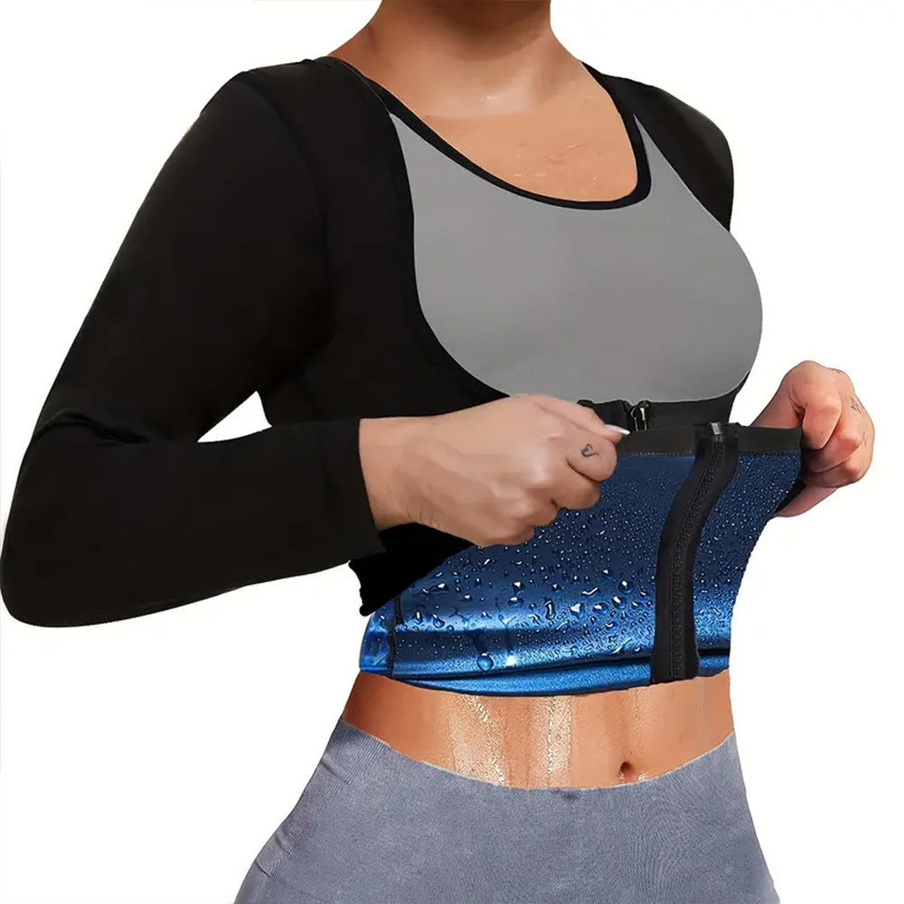 Waist Girdling Belly Contraction Tight Sportswear Women's Tops