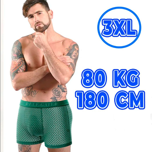 Ice Silk Mesh Boxer Shorts