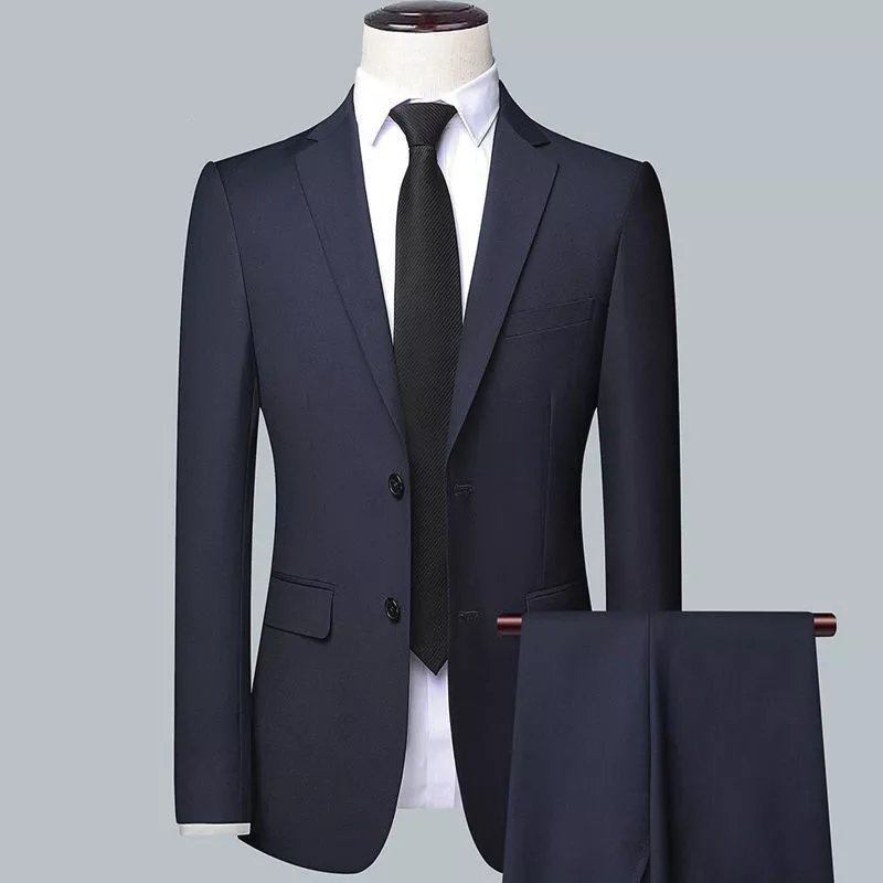 Three-piece Set Men's Korean Style Slim Fit Suit