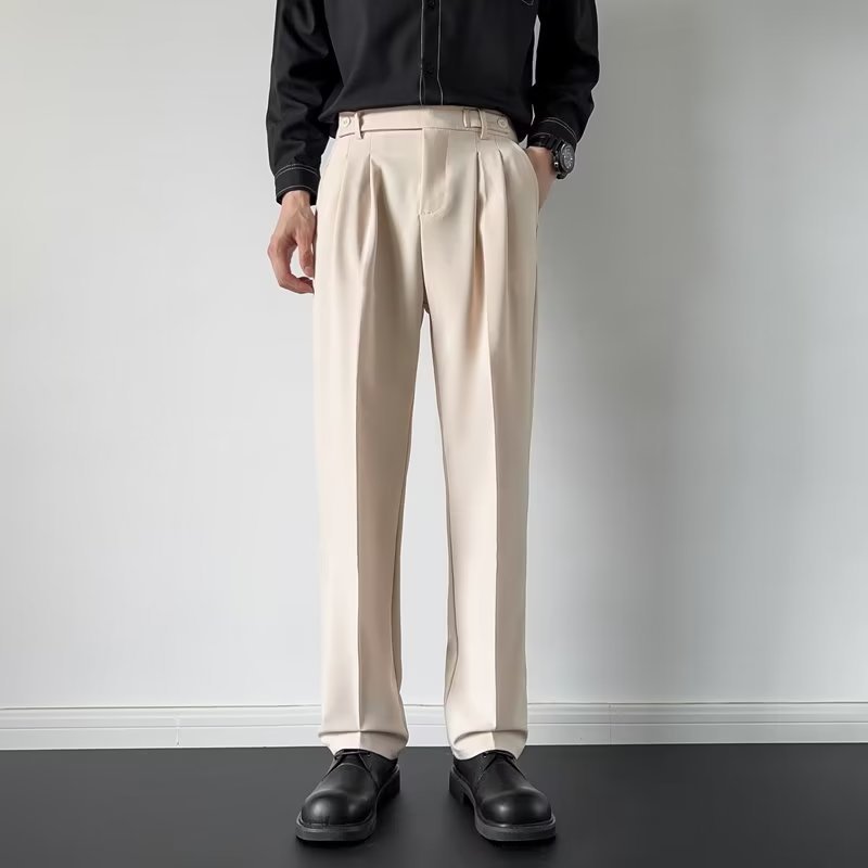 Nice Suit Pants Men's Straight Loose