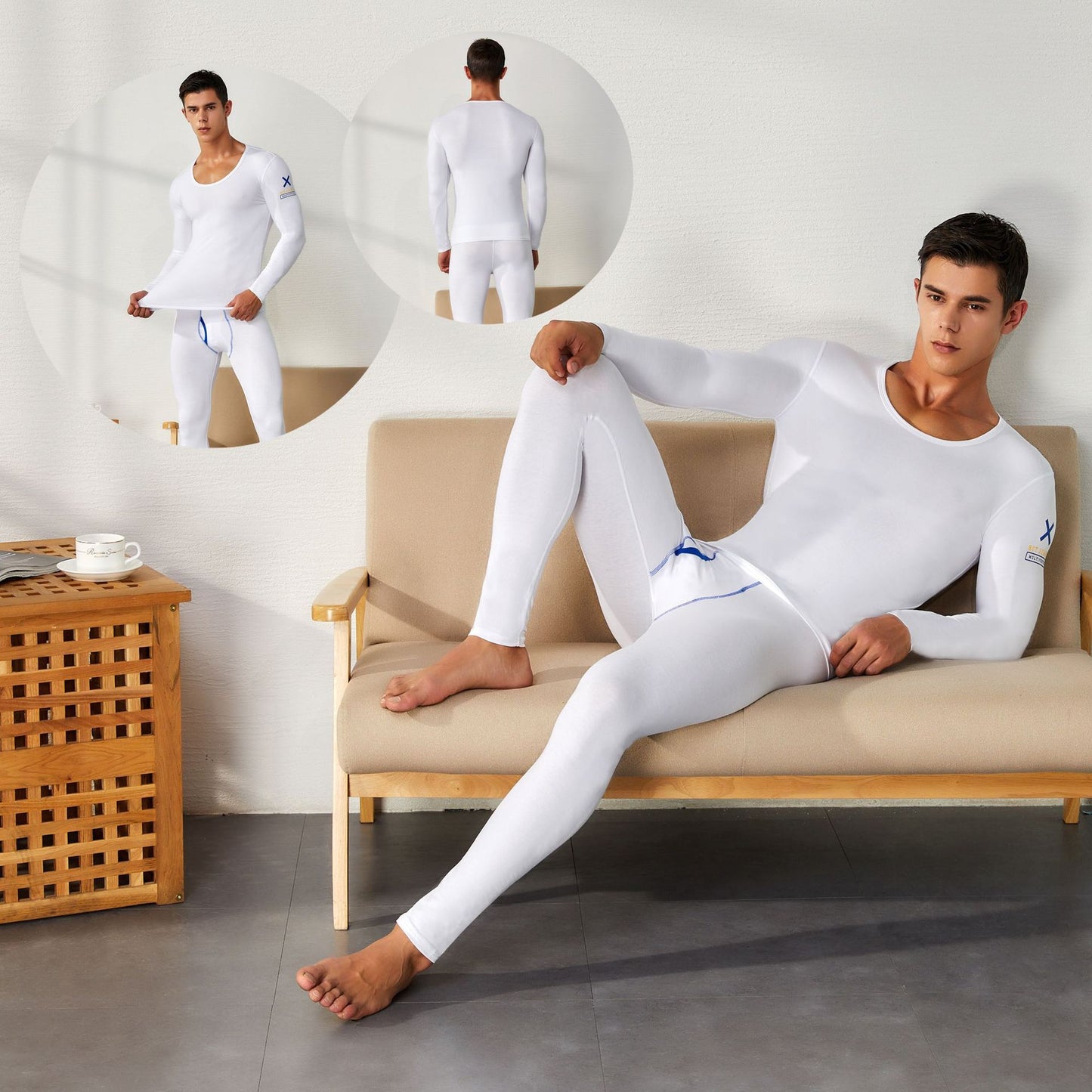 Men's Pure Cotton Thermal Underwear