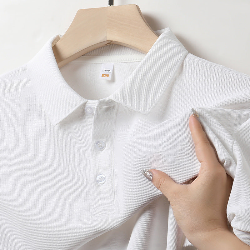 Men's Lapel Short Half Sleeve T-Shirt