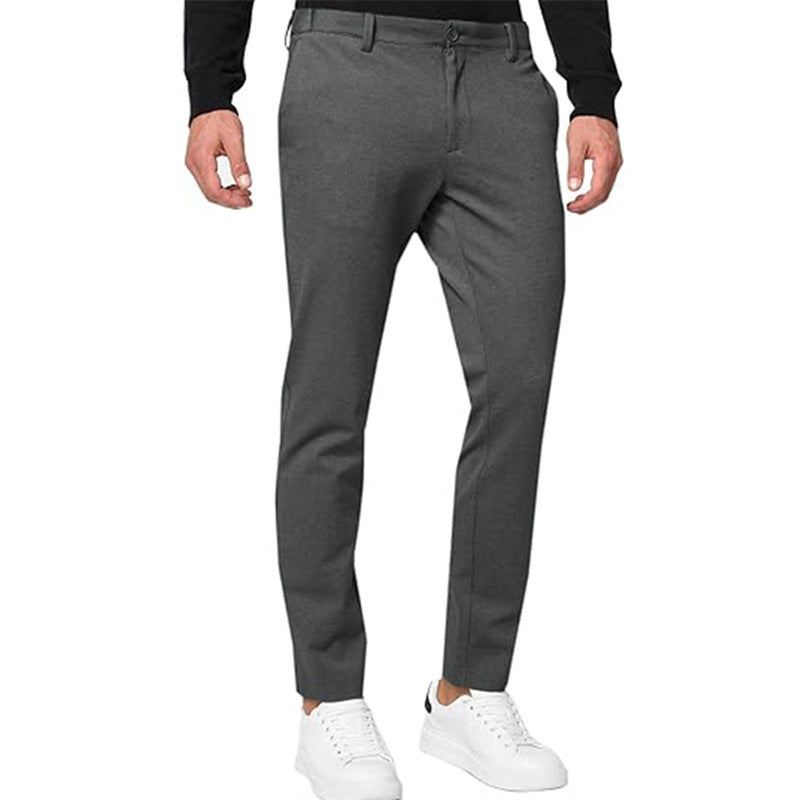 Men's Chino Slim-fit Stretch Tapered Pants