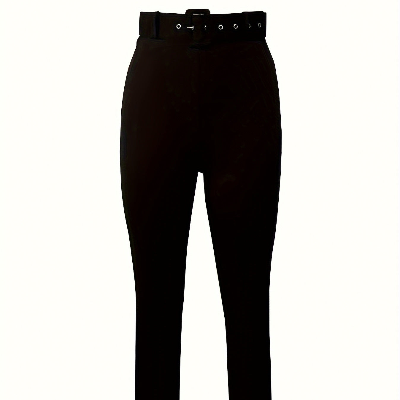 Versatile Lining And Waist Belt, High Waisted Pants