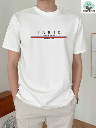 Men's Short-sleeved T-shirt Pure Cotton