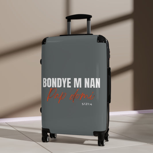 Travel Suitcase "Bondye m nan pap Domi"