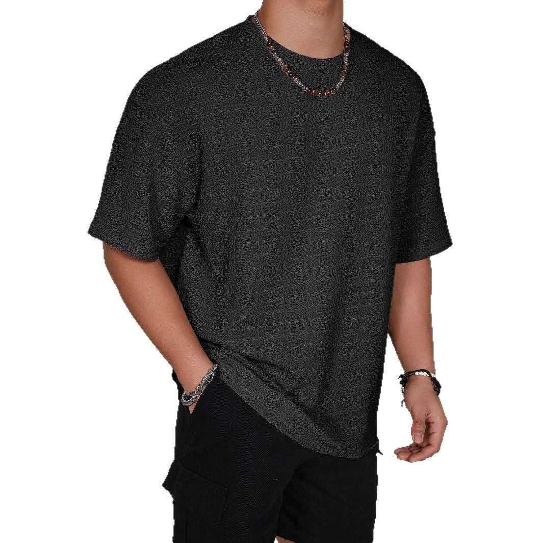 Men's Loose Hollow Flow Round Neck T-shirt