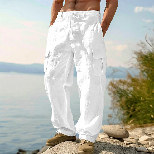 Men's Thin Loose Casual Wide-leg Pants