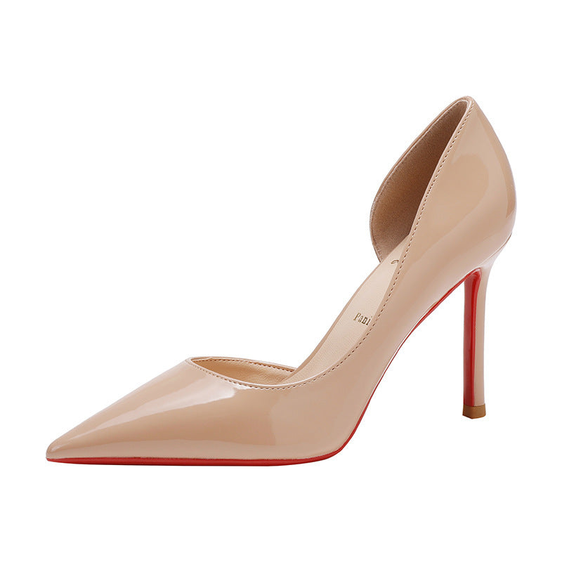 Empty Nude High Heels Women Versatile Style
