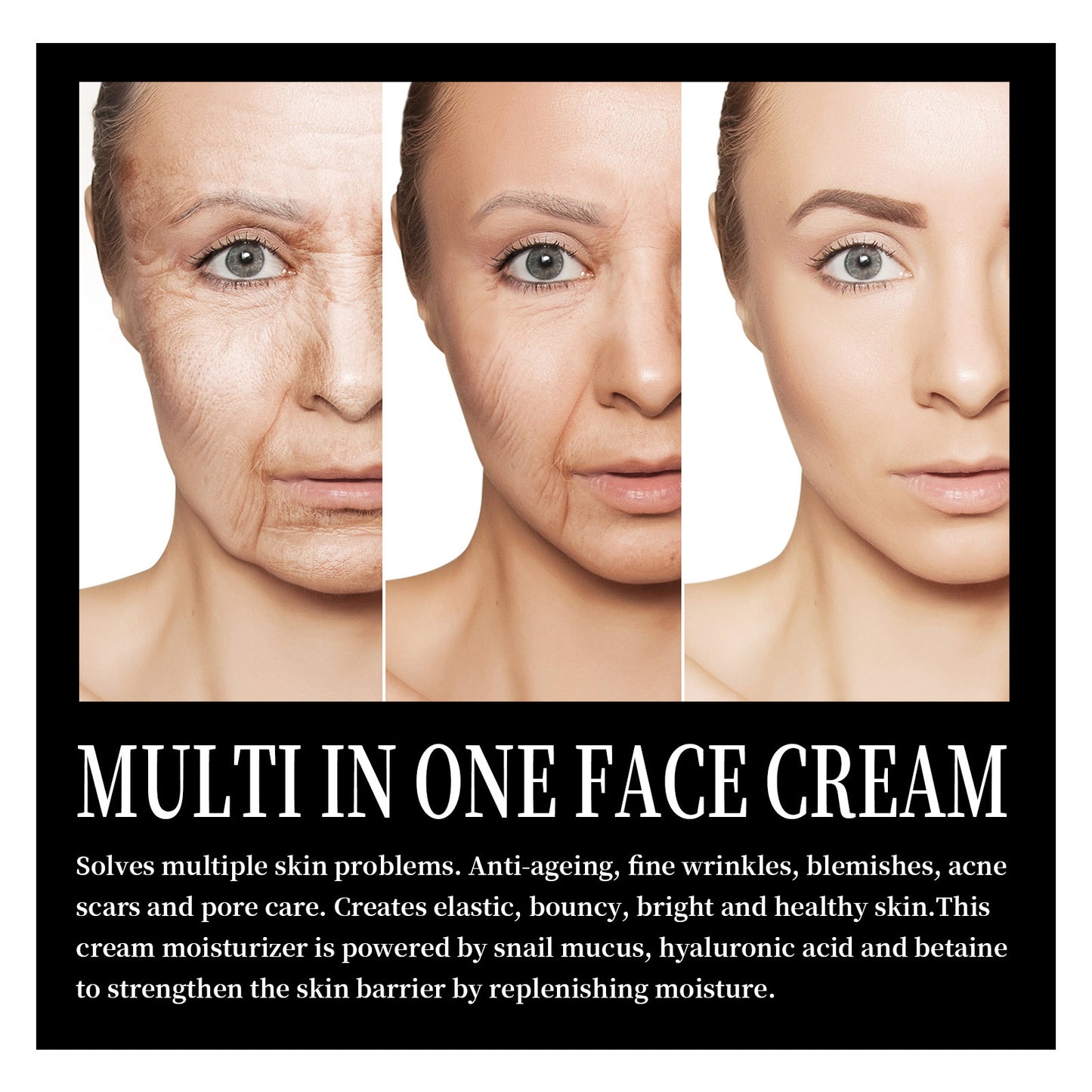 Snail Cream Fading Wrinkle Skin Anti-Aging