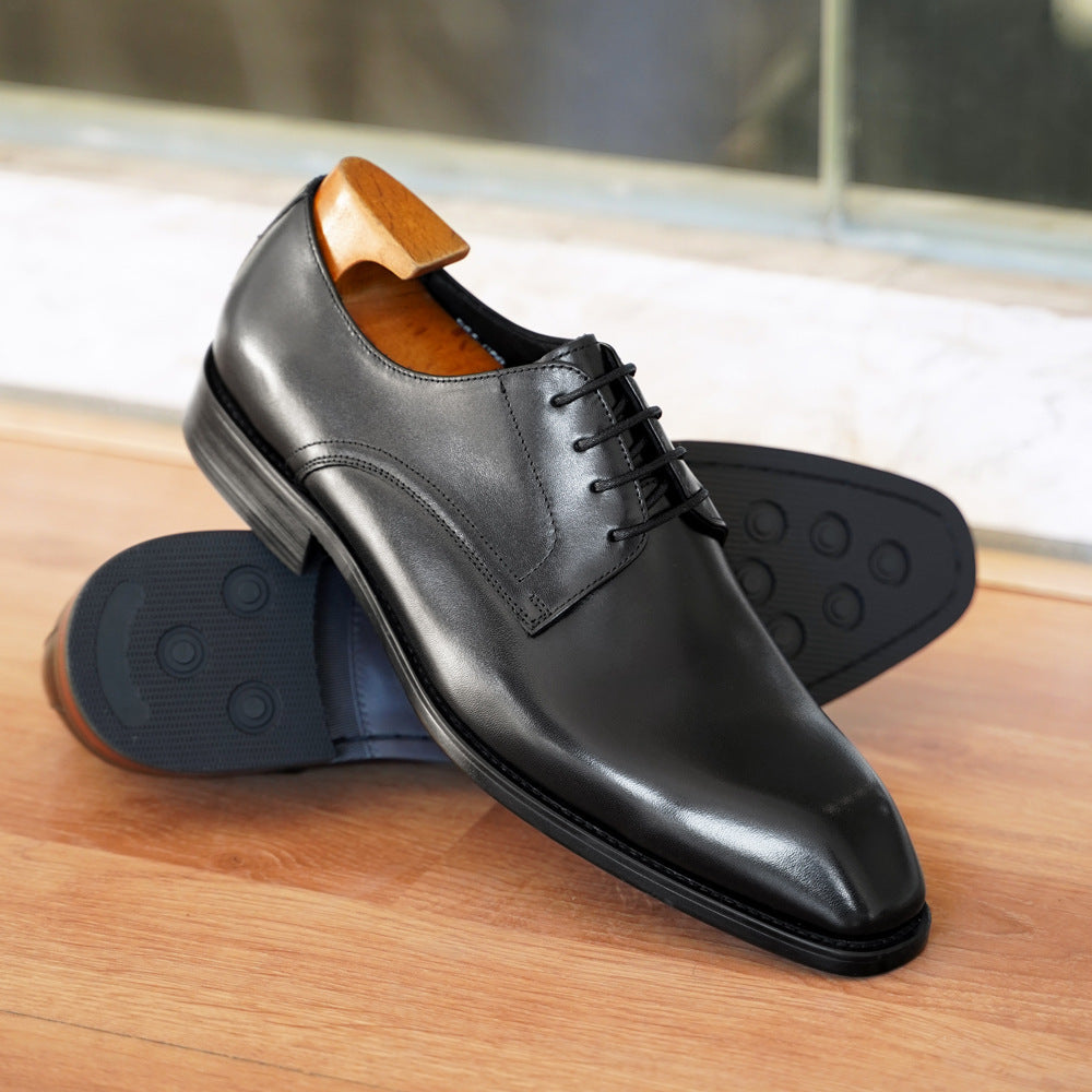 Vintage Fashion Square Toe Leather Shoes