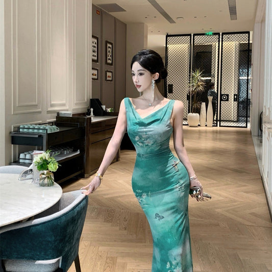 Elegant Desire Mesh Dress Female