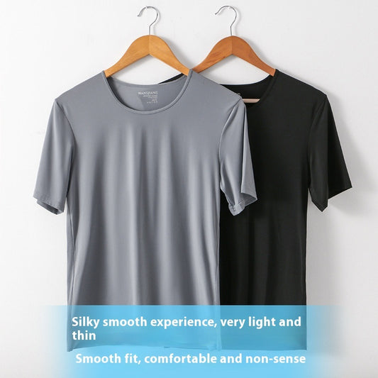 Men's Ice Silk Bottoming T-Shirt