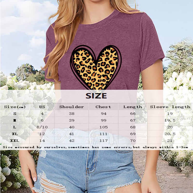 Women's Round Neck Short Sleeve T-Shirt