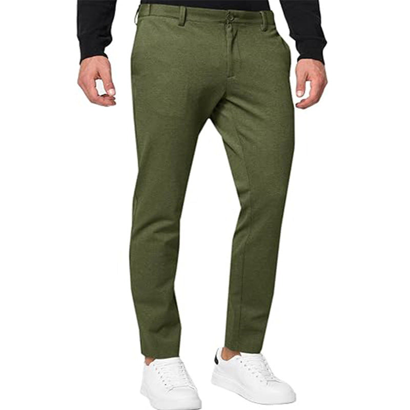 Men's Chino Slim-fit Stretch Tapered Pants