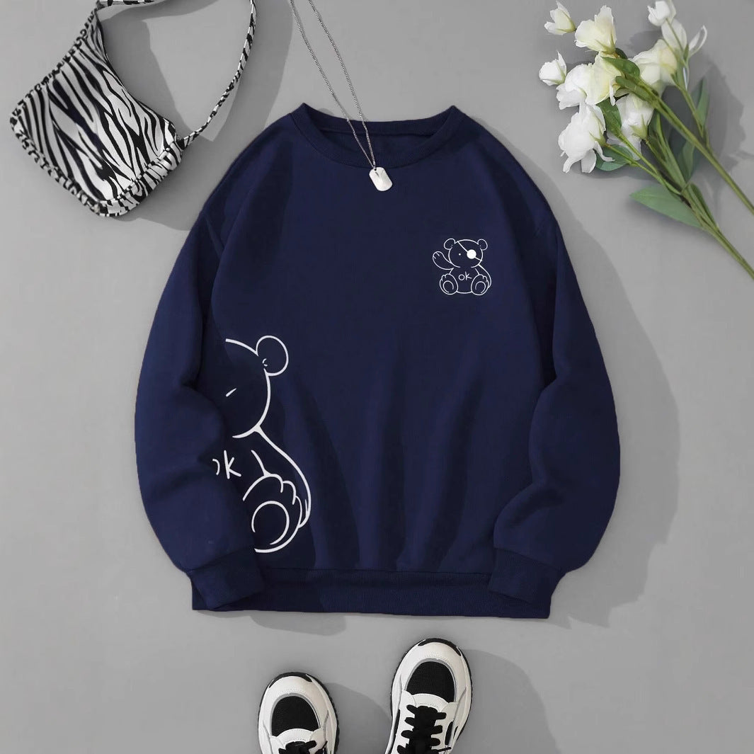 Nice Kawaii OK Teddy Bear Sweatshirts