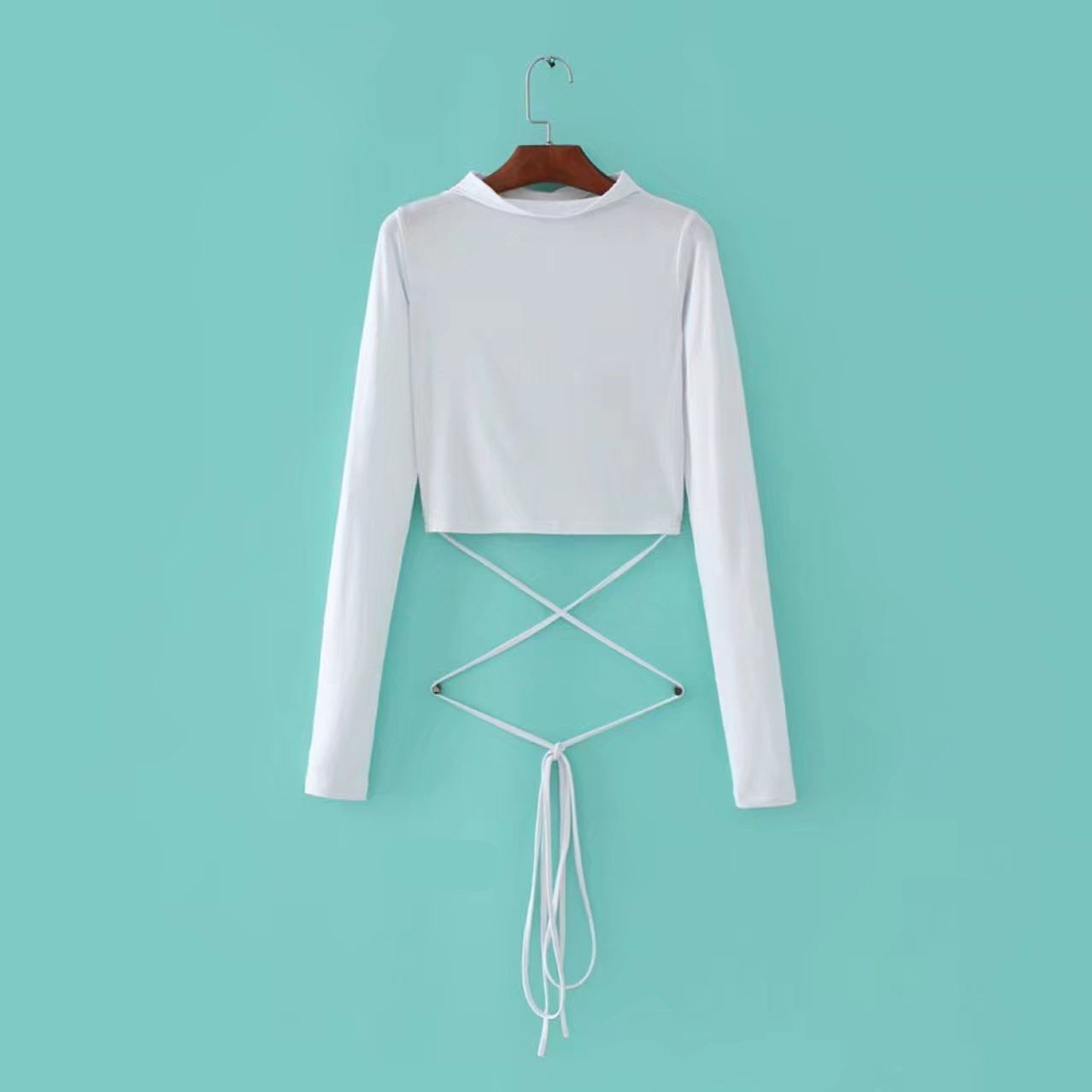 American fashion short navel tops