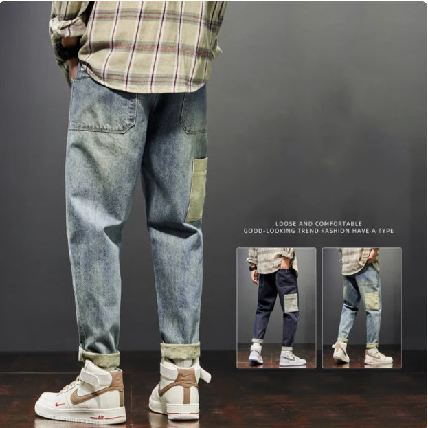 Loose Straight Tube Haren Jeans