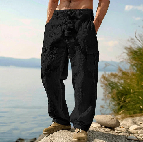 Men's Thin Loose Casual Wide-leg Pants
