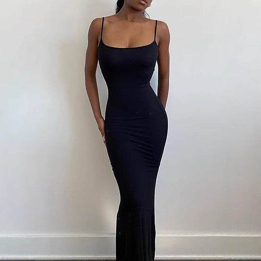 High Waist Skinny Sheath Fishtail Dress