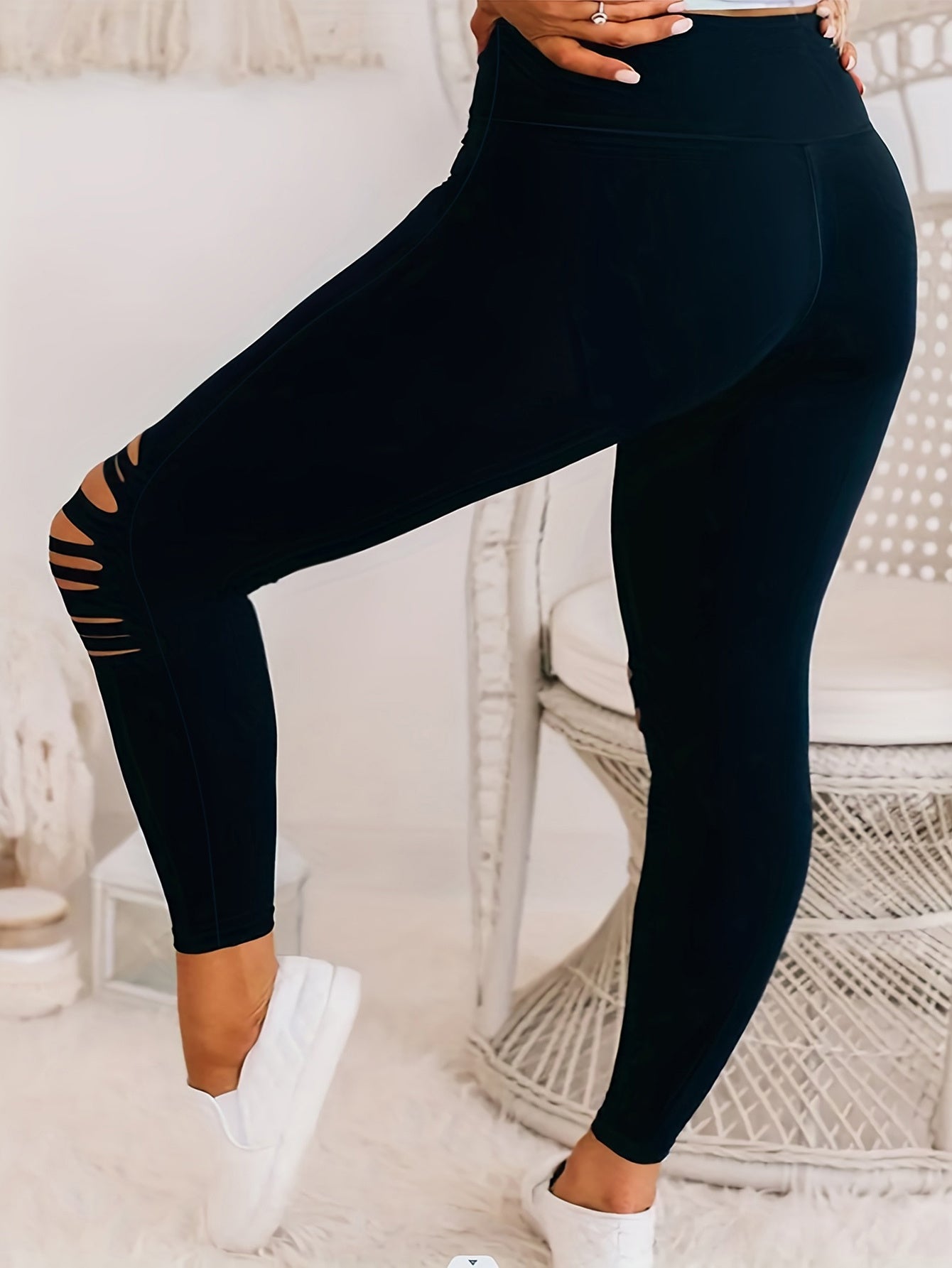 Plus Size Burnt Fitness Women's Pants