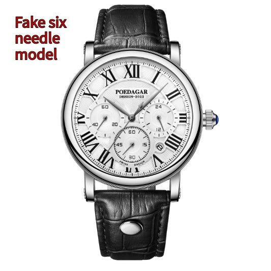 Multifunctional Fashion Quartz Watch thin Belt
