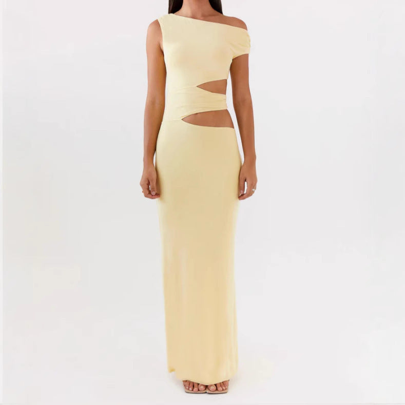 Women's Hollow-out Midriff Sheath Dress